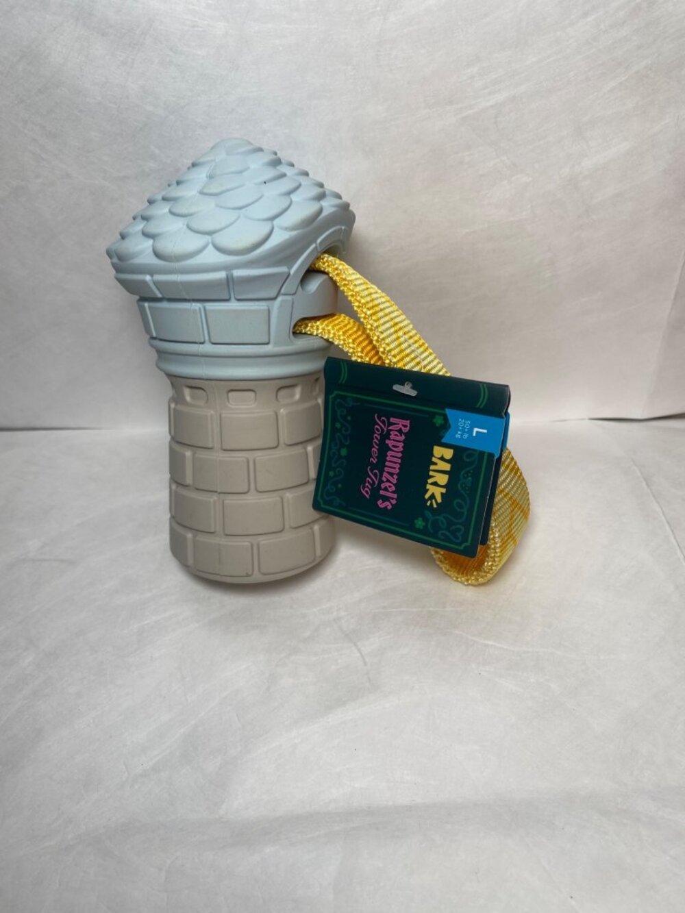 New BARK Rapunzel’s Tower Tug Dog Toy Large
